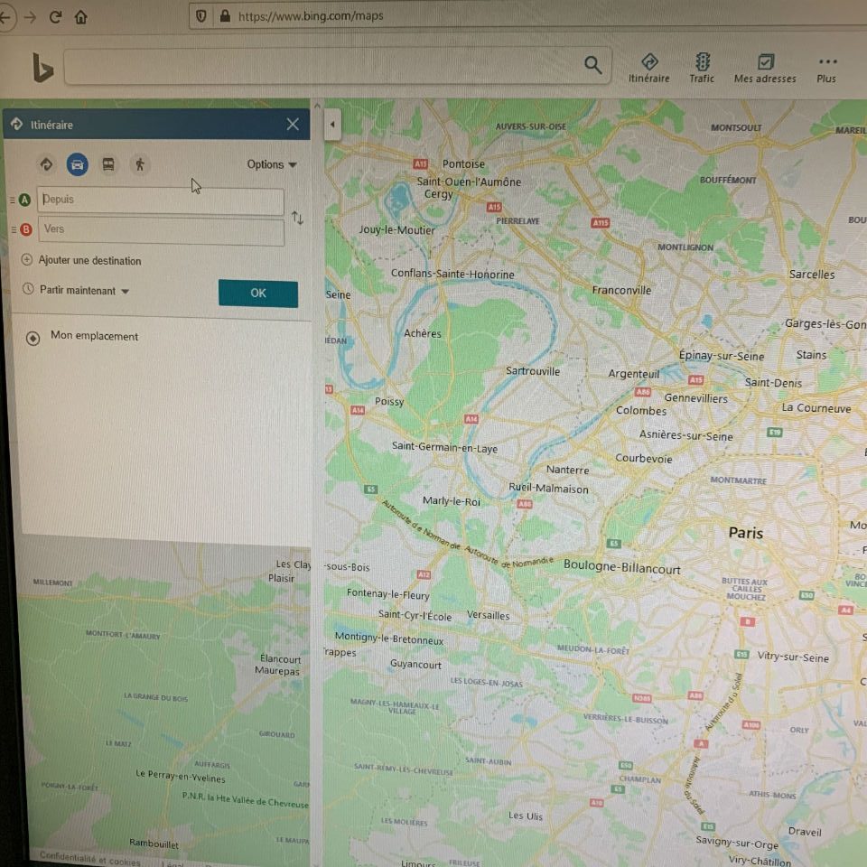 Zoom sur Bing Maps