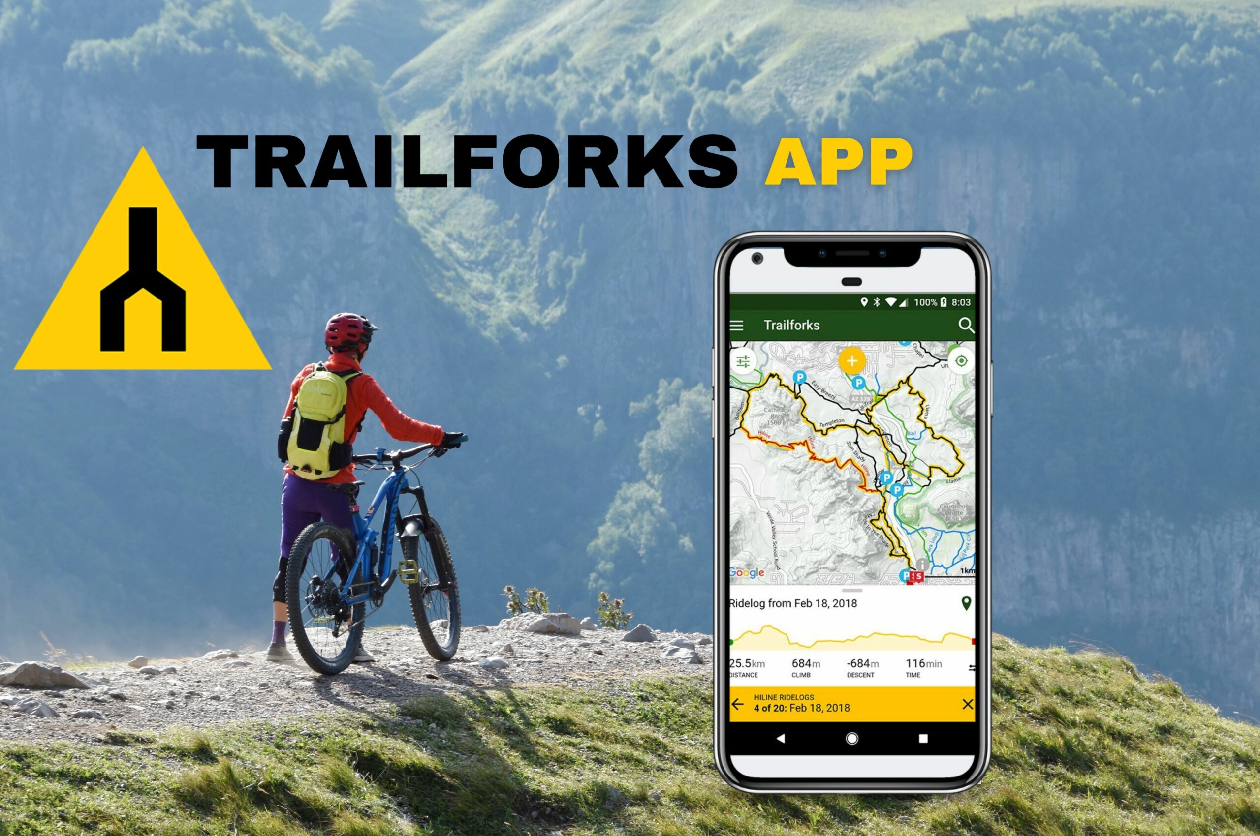 Trailforks, application gps pour VTTistes