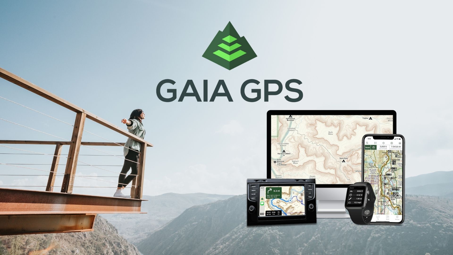 Illustration Gaia GPS